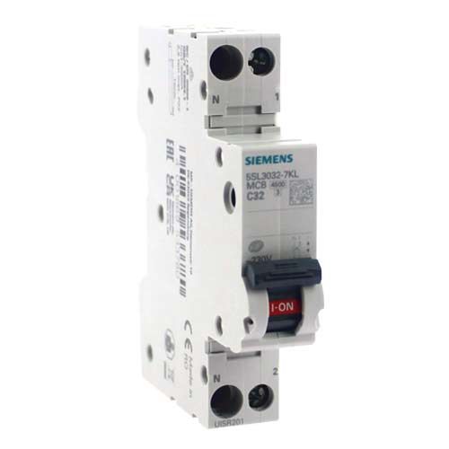 Disjoncteur Legrand 32A 1P+N Courbe C - 4,5/6kA, Connexion à Vis - Référence 406777 DNX3