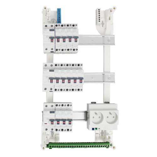 Zenitech Coffret Chauffe-Eau 2 disjoncteurs 2A-20A + contacteur Jour/Nuit