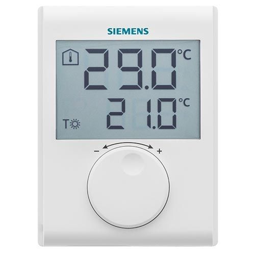 Thermostat d'ambiance digital non programmable SIEMENS - RDH100 123elec.com