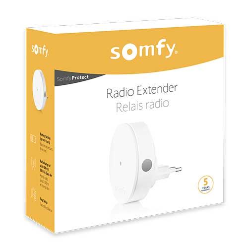 Le relai radio Somfy améliore la couverture radio de votre installation domotique Somfy