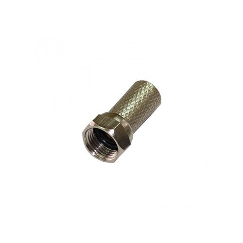 Lot De 10 Fiches F à Visser Pour Câble Coaxial 6,6 Mm – Fraccaro (Connecteurs Antenne TV)