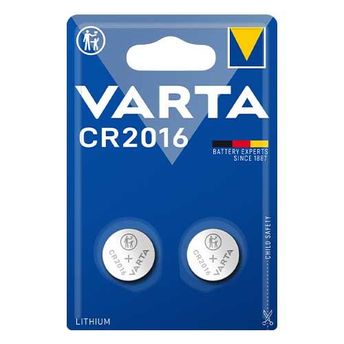 VARTA 2 Piles lithium 3V CR2016 - 6016101402_x000D_
