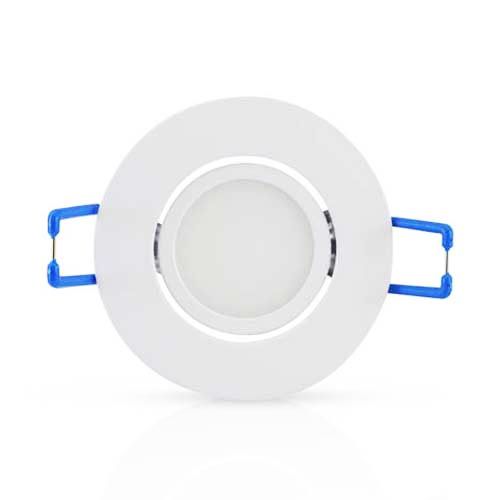 VISION-EL Spot LED encastrable et orientable 230V 5W 420lm 3000°K blanc - Face