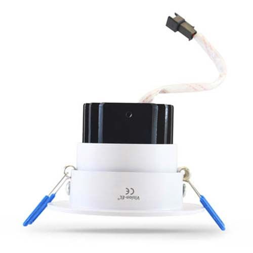 VISION-EL Spot LED encastrable et orientable 230V 5W 420lm 3000°K blanc - Profil
