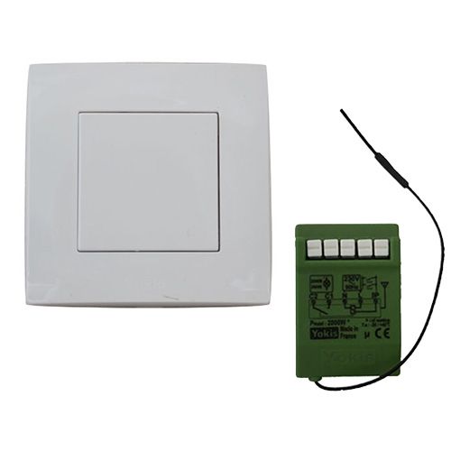YOKIS Power Kit radio simple allumage 1 télérupteur et 1 télécommande murale - KITRADIOSAP