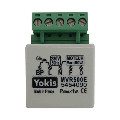 YOKIS centralisation de volets roulants micro-module encastré - MVR500E / 5454090