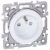 EUROHM Square Prise de courant 2P+T blanc - 60260