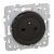 EUROHM Square Prise de courant 2P+T affleurante anthracite - 60339