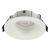 Support de spot rond fixe 90mm avec douille GU10 automatique blanc