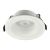 Support de spot rond fixe 88mm avec douille GU10 automatique blanc