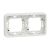 SCHNEIDER Mureva Styl cadre 2 postes horizontal encastré IP55 blanc - MUR39101