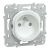 SCHNEIDER Ovalis Prise de courant 2P+T blanc - S320059