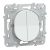 SCHNEIDER Ovalis Interrupteur double va et vient blanc - S320214