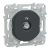 SCHNEIDER Ovalis Prise TV anthracite - S340405