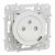 SCHNEIDER Odace Prise de courant 2P+T + USB Type-C affleurante blanc - S520089