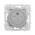 SCHNEIDER Odace Prise de courant 2P+T affleurante aluminium - S530052