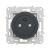 SCHNEIDER Odace Prise de courant 2P+T affleurante anthracite - S540052