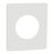 SCHNEIDER Odace Architecte Plaque simple blanc craie - S920802