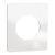 SCHNEIDER Odace Architecte Plaque simple blanc émaillé - S934802