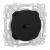 SCHNEIDER Odace Interrupteur va et vient/bouton poussoir à levier noir onyx - S940203