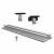 Kit de fixation portrait K2Systems pour panneaux solaires sur bac acier - 5 panneaux (En rupture de stock)