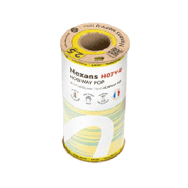 Fils électriques rigides H07VU 2.5² vert / jaune NEXANS Mobiway POP - Couronne de 100m