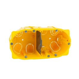 LEGRAND Batibox Boite encastrement double pour cloison sèche D67 P50 E71 - 080052