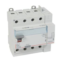 LEGRAND DX3 Interrupteur différentiel tétrapolaire 63A 30mA type F 5 modules 400V - 411659