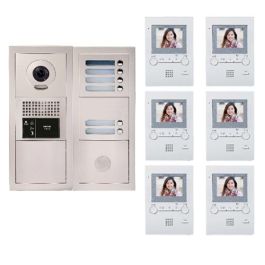 AIPHONE Pack visiophone encastré avec 6 combinés - GTBV6E