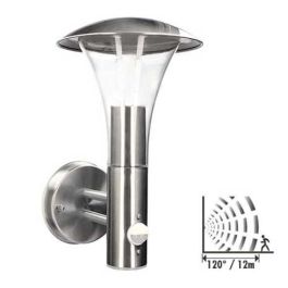 ARLUX Applique extérieure à détection Gypse 230V E27 60Wmax inox - 111766