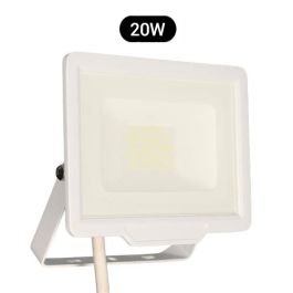 ARLUX Kali Projecteur extérieur LED extra plat précâblé IP65 230V 20W 1700lm 4000K blanc - 200589