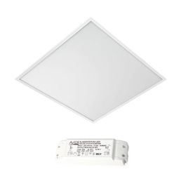 ARLUX Kit Dalle LED 40W 3800lm 4000K 60X60cm avec driver ON/OFF