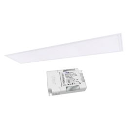 ARLUX Kit Dalle LED 40W 3800lm 4000K 120X30cm avec driver  dimmable 1-10V