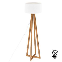 ATMOSPHERA Lampe sur pied E27 MOLU 230V hauteur 141cm bois naturel - 178923B