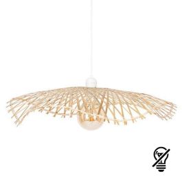 ATMOSPHERA Suspension bambou E27 TESS 230V diametre 58cm bois naturel - 202621