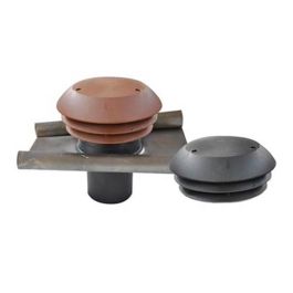 AUTOGYRE Chapeau de toiture rond tuile et ardoise D150/160mm - 000730