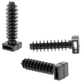 BATILEC Embases à chevilles noires 10x40,5mm - 100 pièces - BAT046572