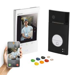 BTICINO Visiophone connecté Classe 300EOS with Netatmo écran tactile 5" assistant vocal Alexa intégré - BT363916
