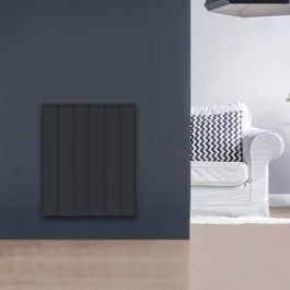 CHAUFELEC Manon Radiateur connecté à inertie céramique horizontal gris 1000W - BJN2223SEHS