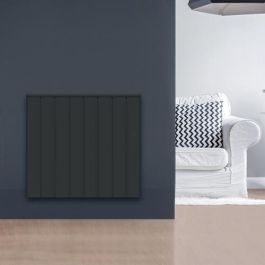 CHAUFELEC Manon Radiateur connecté à inertie céramique horizontal gris 1500W - BJN2225SEHS