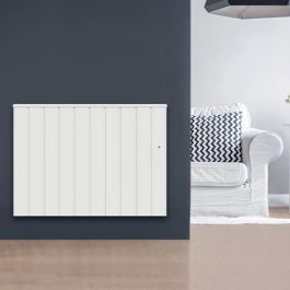 CHAUFELEC Manon Radiateur connecté à inertie céramique horizontal blanc 2000W - BJN2227SEAJ