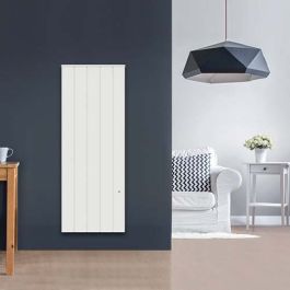 CHAUFELEC Manon Radiateur connecté à inertie céramique vertical blanc 1000W - BJN2233SEAJ
