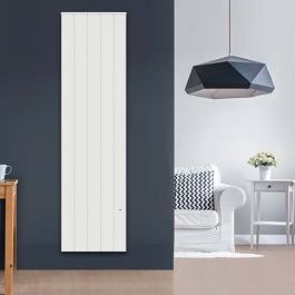 CHAUFELEC Manon Radiateur connecté à inertie céramique vertical blanc 1500W - BJN2235SEAJ