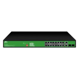 DECELECT Switch ethernet 16 ports 1 Gb PoE+ 200W - DCSW116GP