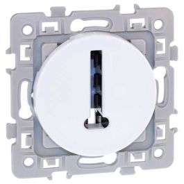 EUROHM Square Prise téléphone en T 8 contacts blanc - 60270