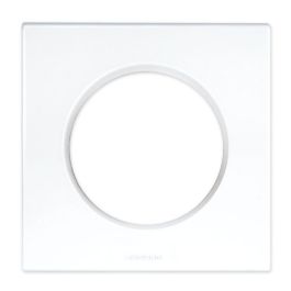 EUROHM Square Plaque simple blanc - 60295