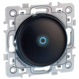 EUROHM Square Interrupteur va et vient lumineux/témoin anthracite - 60303