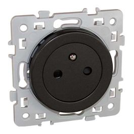 EUROHM Square Prise de courant 2P+T affleurante anthracite - 60339
