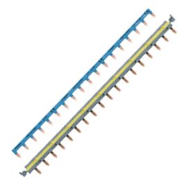 HAGER SanVis Kit Peignes d'alimentation électrique Phase et Neutre 18 modules - KBS763G