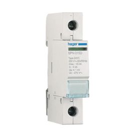 HAGER Cartouche de rechange pour parafoudre 15kA 230V - SPN015D